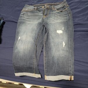Denim Capris Size 14